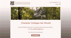 Desktop Screenshot of character-cottages.com