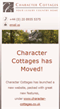 Mobile Screenshot of character-cottages.com